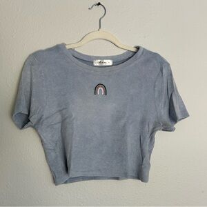Terry baby tee